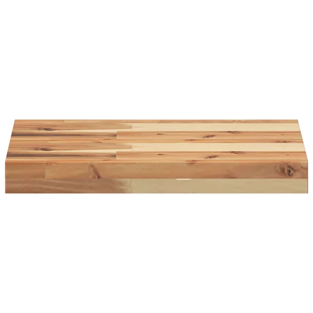 vidaXL Rafturi suspendate 2 buc. 40x30x4 cm lemn masiv acacia netratat