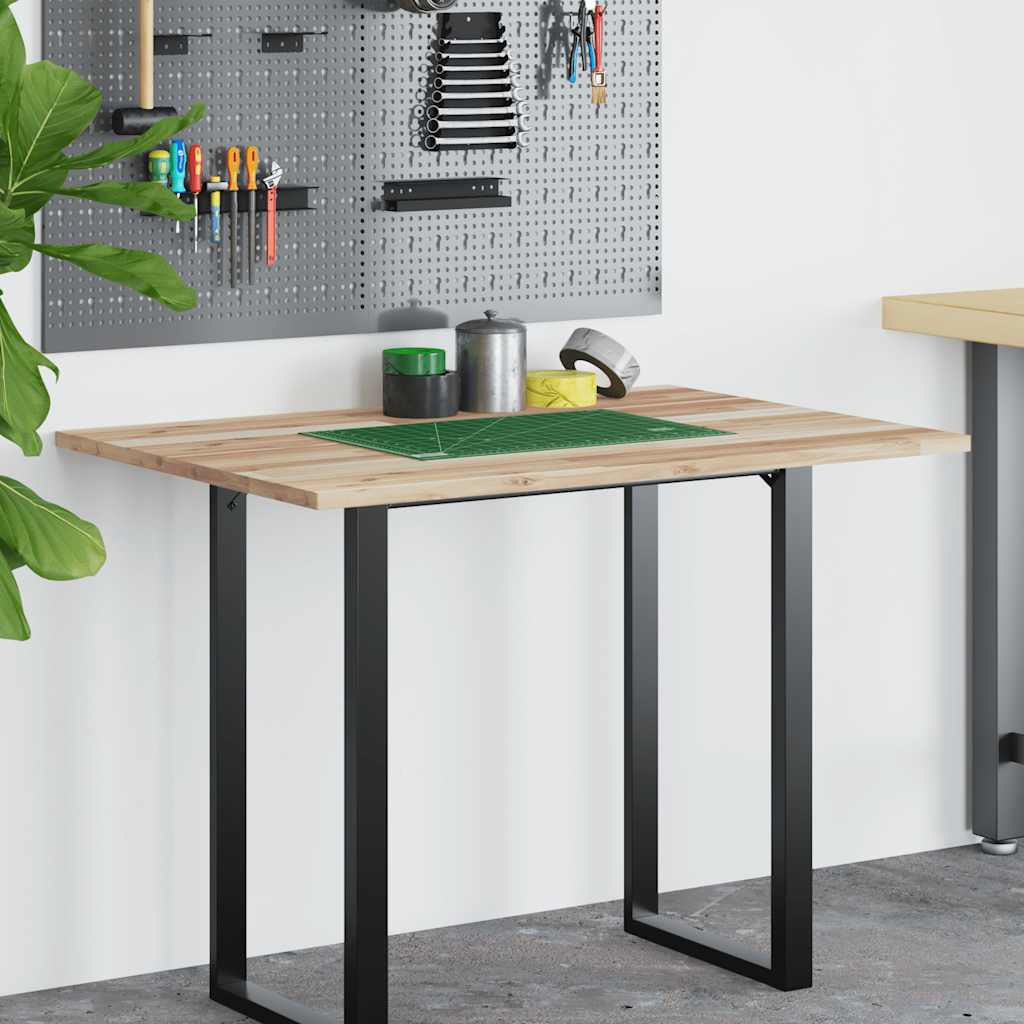 vidaXL Blat de birou netratat, 100x70x2 cm, lemn masiv de acacia