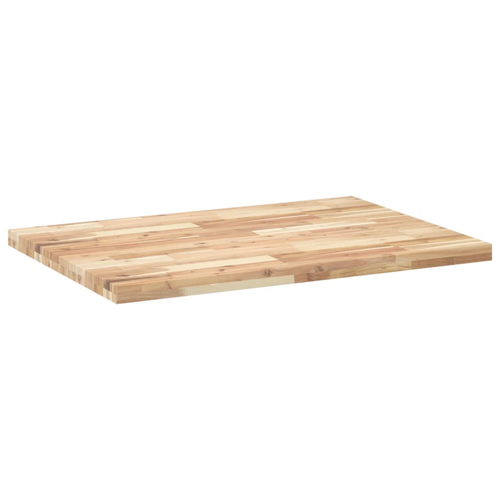 vidaXL Blat de birou netratat, 80x70x4 cm, lemn masiv de acacia vidaXL Blat de birou netratat, 80x70x4 cm, lemn masiv de acacia
