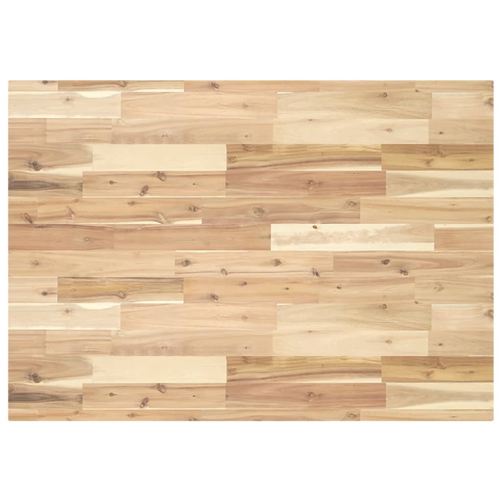 vidaXL Blat de birou netratat, 80x70x4 cm, lemn masiv de acacia vidaXL Blat de birou netratat, 80x70x4 cm, lemn masiv de acacia