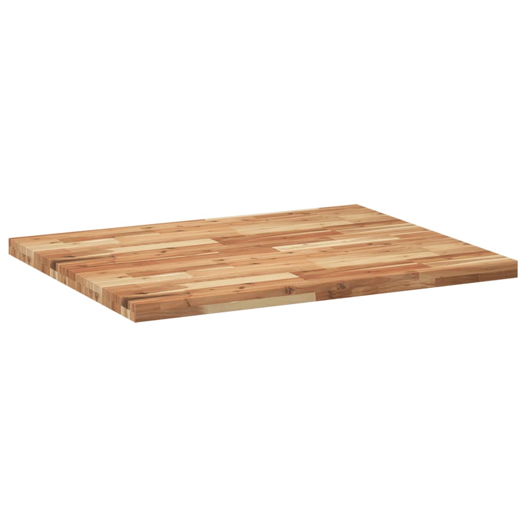 vidaXL Blat de birou finisat cu ulei, 100x80x4 cm, lemn masiv acacia