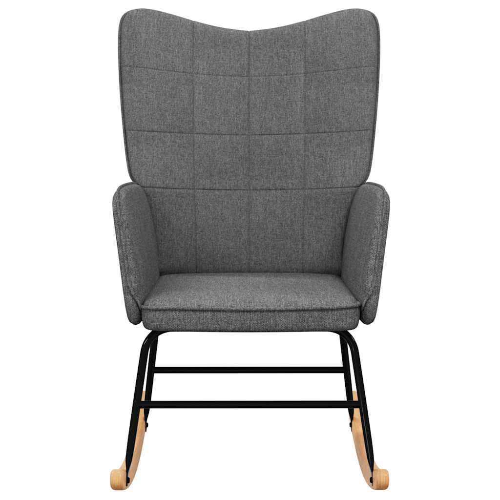 vidaXL Scaun balansoar, gri închis, material textil vidaXL Scaun balansoar, gri închis, material textil
