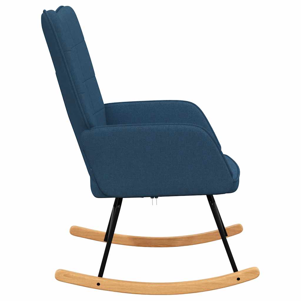 vidaXL Scaun balansoar, albastru, material textil vidaXL Scaun balansoar, albastru, material textil