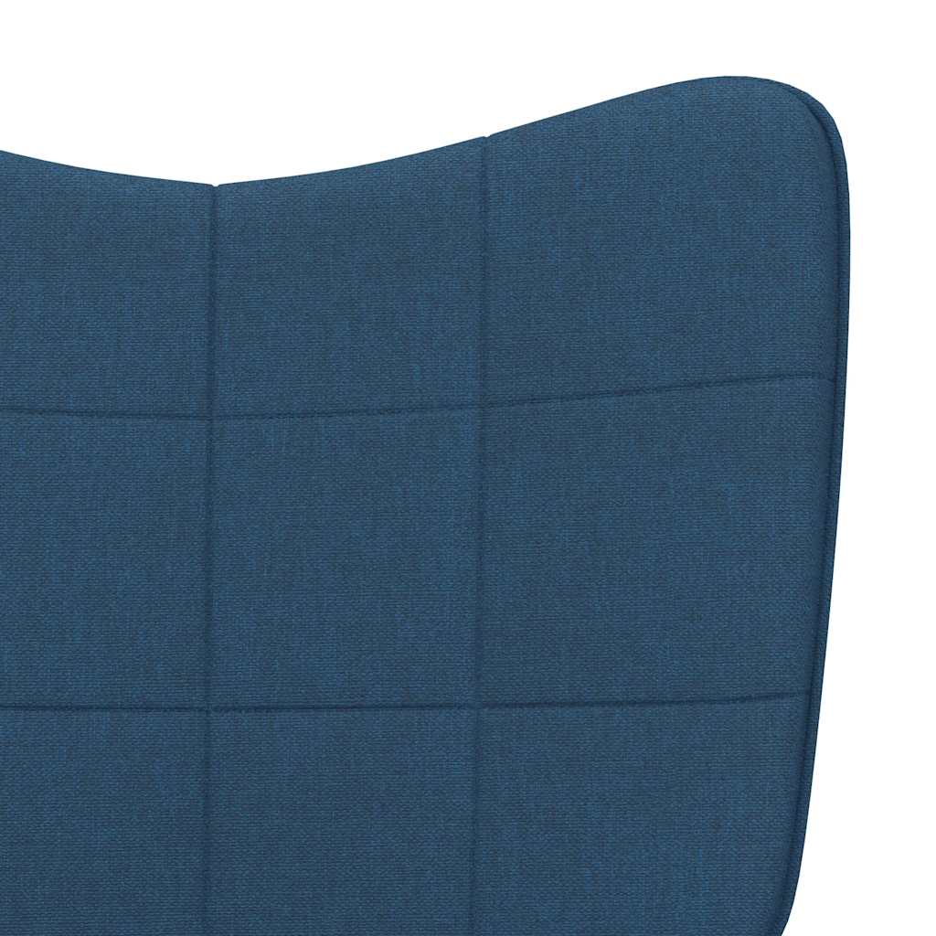 vidaXL Scaun balansoar, albastru, material textil vidaXL Scaun balansoar, albastru, material textil