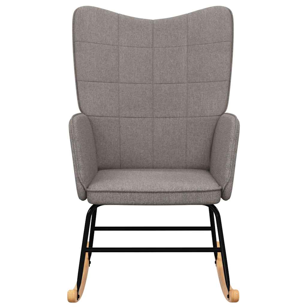 vidaXL Scaun balansoar, gri taupe, material textil vidaXL Scaun balansoar, gri taupe, material textil