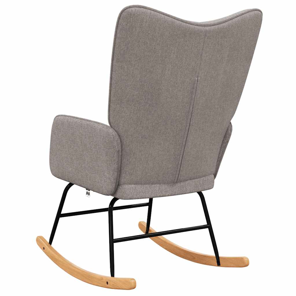 vidaXL Scaun balansoar, gri taupe, material textil vidaXL Scaun balansoar, gri taupe, material textil