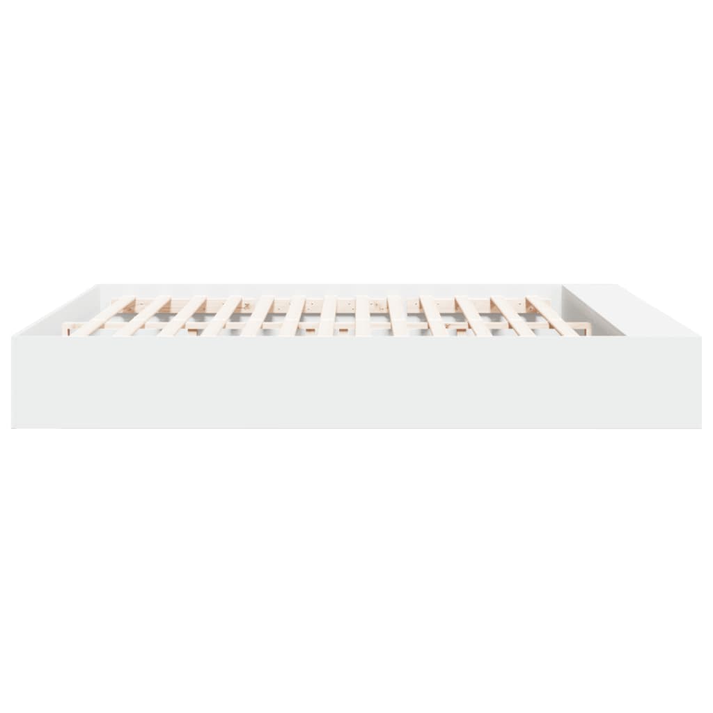 vidaXL Cadru de pat alb 180x200 cm din lemn prelucrat vidaXL Cadru de pat alb 180x200 cm din lemn prelucrat