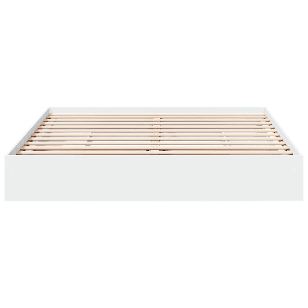 vidaXL Cadru de pat cu sertare, alb, 180x200 cm, lemn prelucrat vidaXL Cadru de pat cu sertare, alb, 180x200 cm, lemn prelucrat
