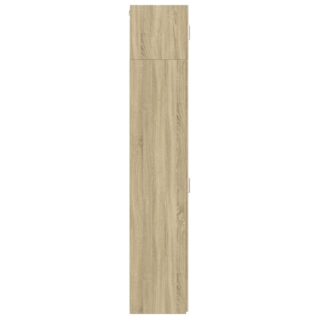 vidaXL Dulap depozitare slim stejar sonoma 30x42,5x225cm lemn compozit