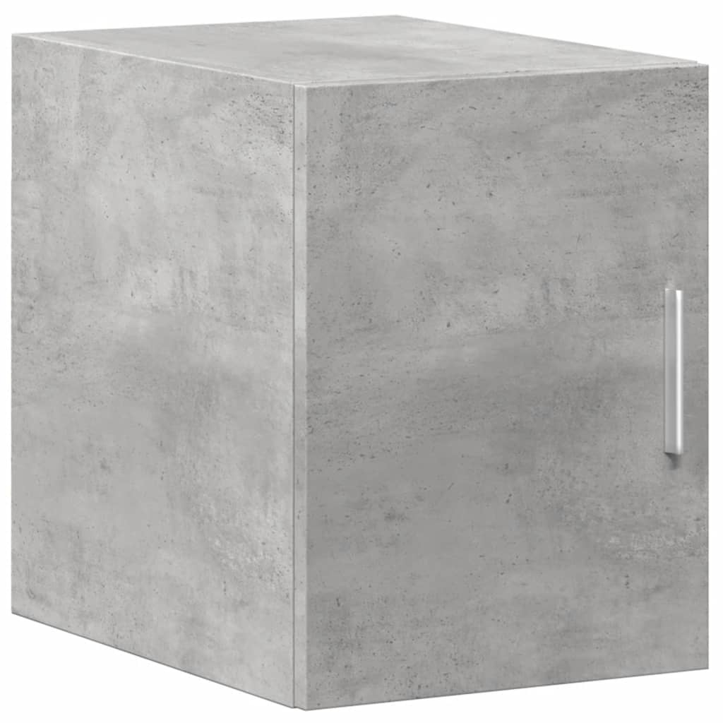 vidaXL Dulap depozitare slim gri beton 30x42,5x225 cm lemn prelucrat