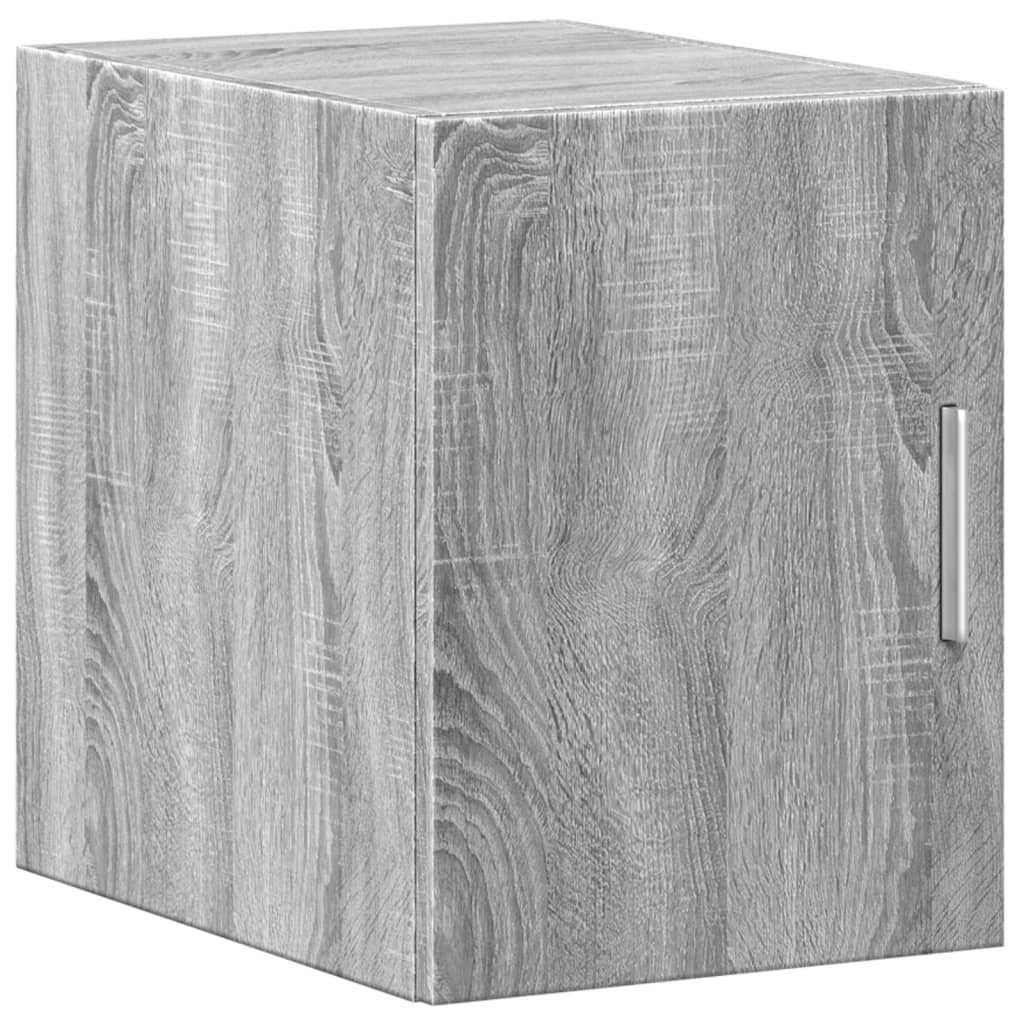 vidaXL Dulap depozitare slim sonoma gri 30x42,5x225 cm lemn prelucrat