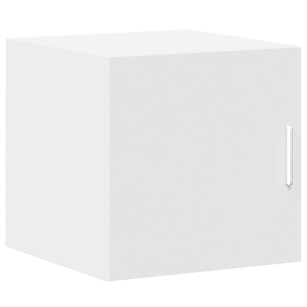 vidaXL Dulap depozitare slim alb 40x42,5x225 cm lemn prelucrat