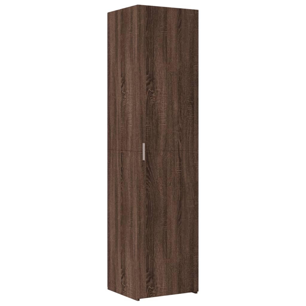 vidaXL Dulap depozitare slim stejar maro 45x42,5x225 cm lemn prelucrat vidaXL Dulap depozitare slim stejar maro 45x42,5x225 cm lemn prelucrat