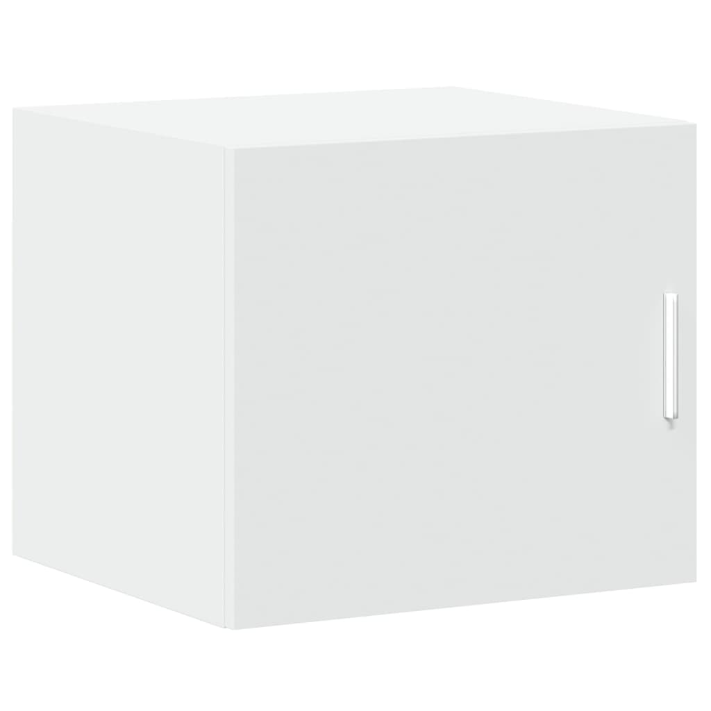 vidaXL Dulap depozitare slim alb 45x42,5x225 cm lemn prelucrat