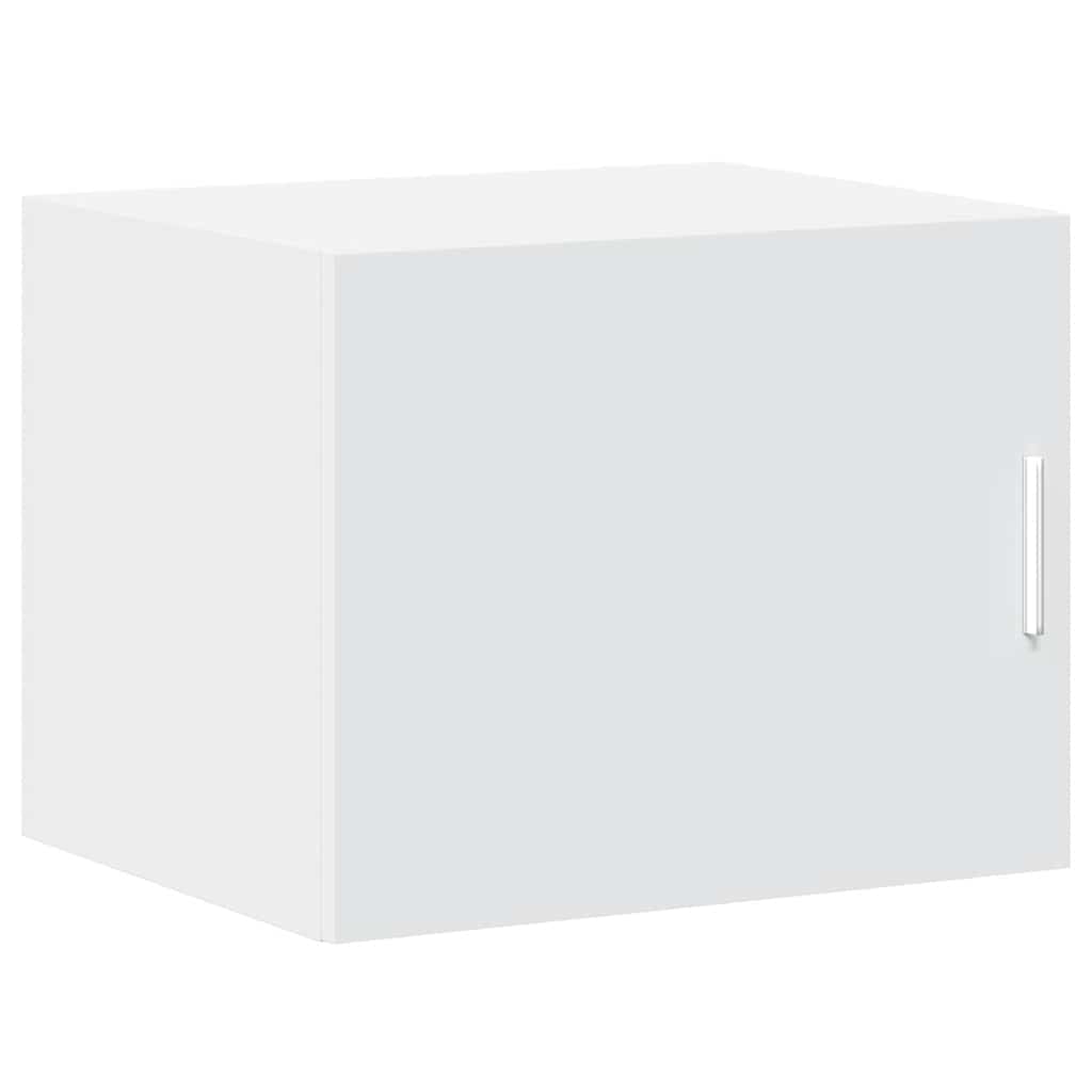 vidaXL Dulap depozitare slim alb 50x42,5x225 cm lemn prelucrat vidaXL Dulap depozitare slim alb 50x42,5x225 cm lemn prelucrat