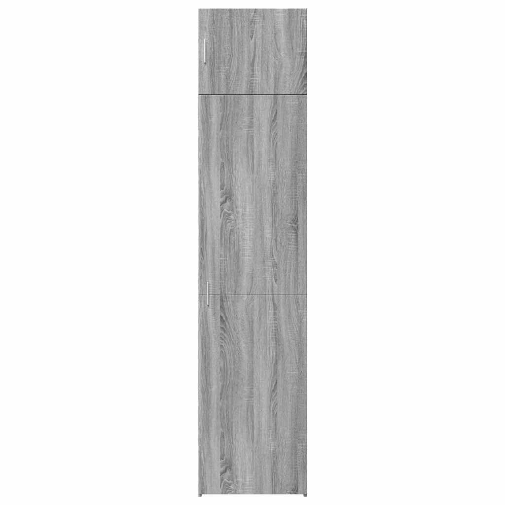 vidaXL Dulap depozitare slim sonoma gri 50x42,5x225 cm lemn prelucrat vidaXL Dulap depozitare slim sonoma gri 50x42,5x225 cm lemn prelucrat