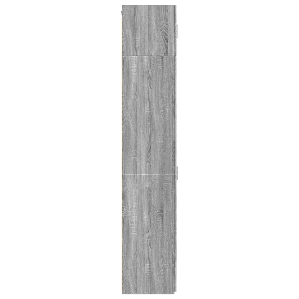 vidaXL Dulap depozitare slim sonoma gri 50x42,5x225 cm lemn prelucrat vidaXL Dulap depozitare slim sonoma gri 50x42,5x225 cm lemn prelucrat