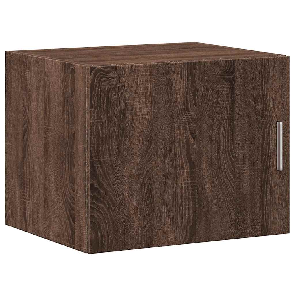 vidaXL Dulap depozitare slim stejar maro 50x42,5x225 cm lemn prelucrat vidaXL Dulap depozitare slim stejar maro 50x42,5x225 cm lemn prelucrat