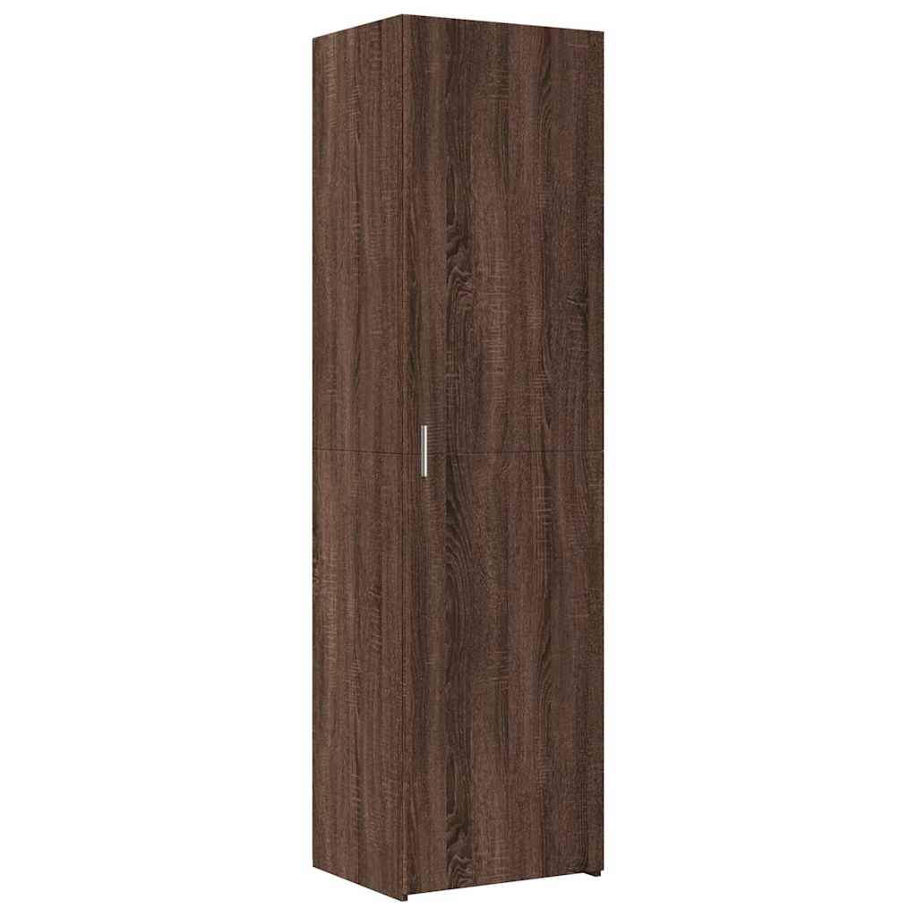 vidaXL Dulap depozitare slim stejar maro 50x42,5x225 cm lemn prelucrat vidaXL Dulap depozitare slim stejar maro 50x42,5x225 cm lemn prelucrat