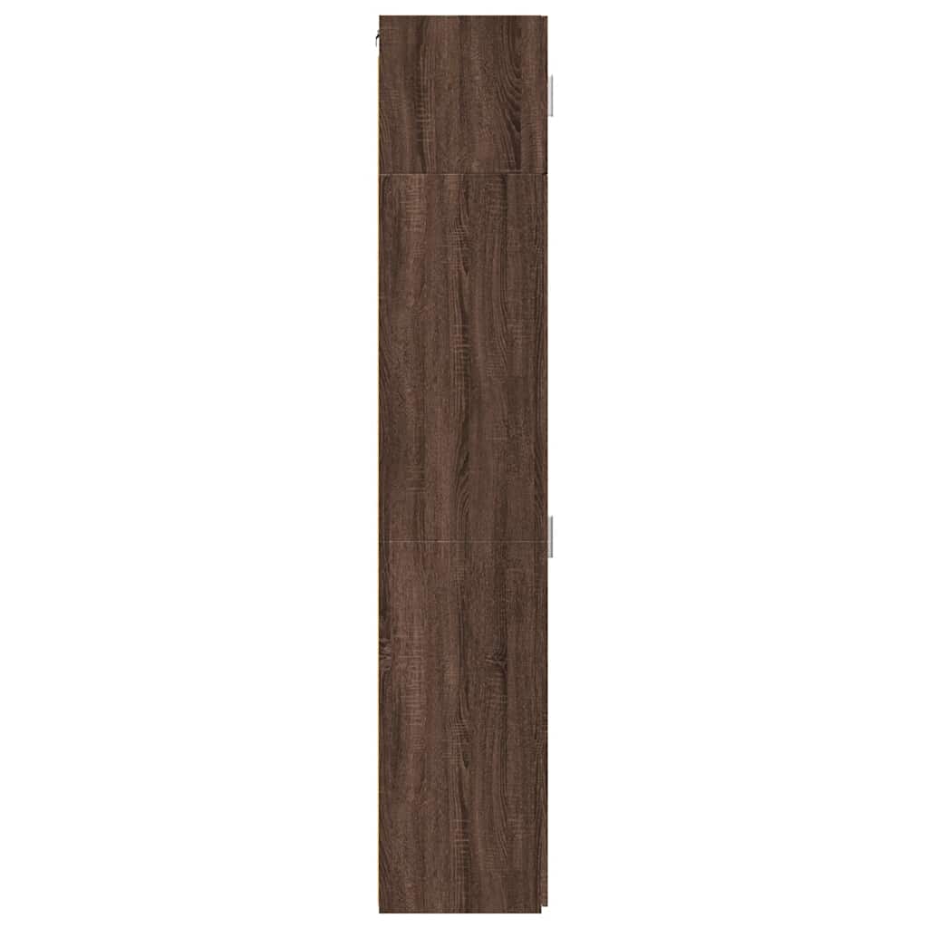 vidaXL Dulap depozitare slim stejar maro 50x42,5x225 cm lemn prelucrat vidaXL Dulap depozitare slim stejar maro 50x42,5x225 cm lemn prelucrat