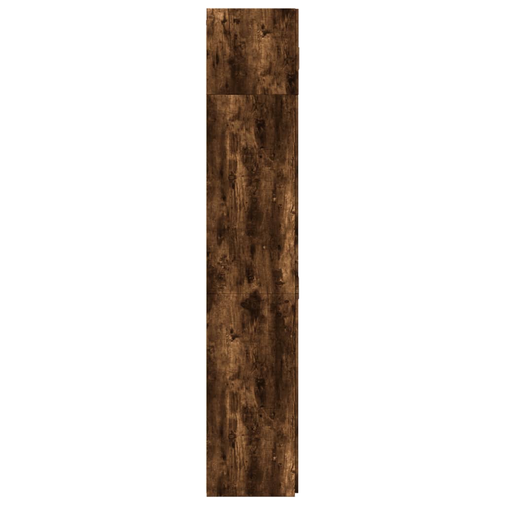 vidaXL Dulap depozitare stejar fumuriu 70x42,5x225 cm lemn prelucrat
