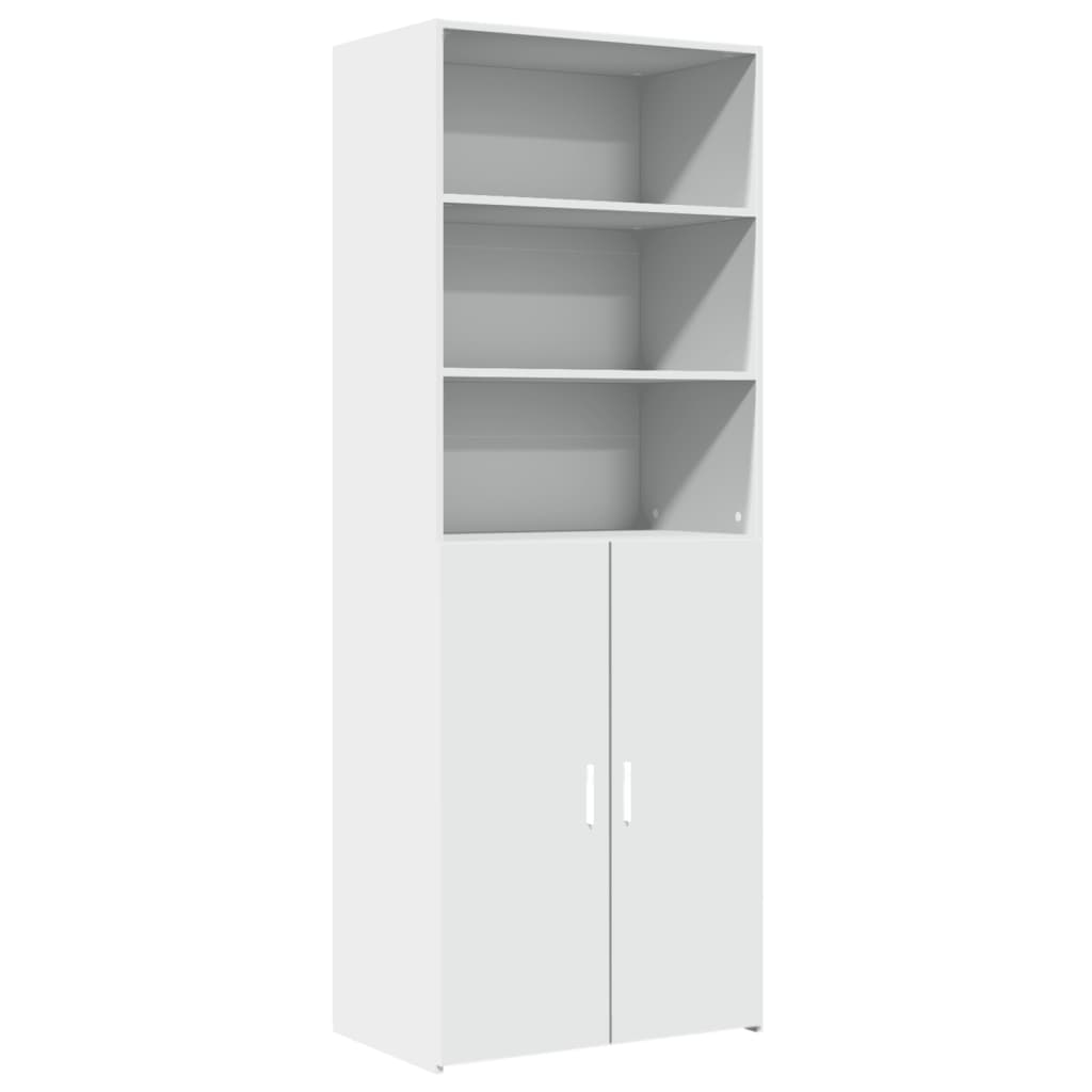 vidaXL Dulap înalt, alb, 70x42,5x185 cm, lemn prelucrat