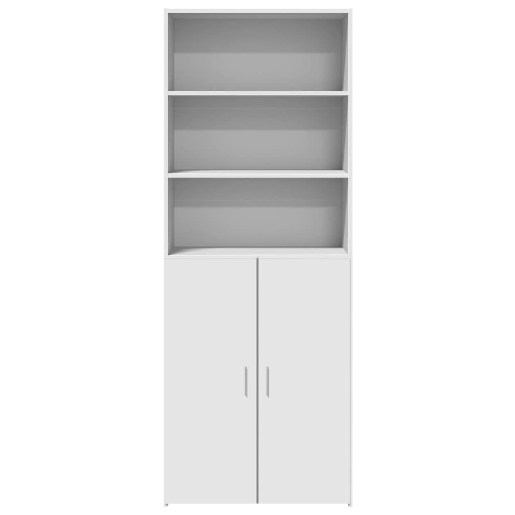 vidaXL Dulap înalt, alb, 70x42,5x185 cm, lemn prelucrat