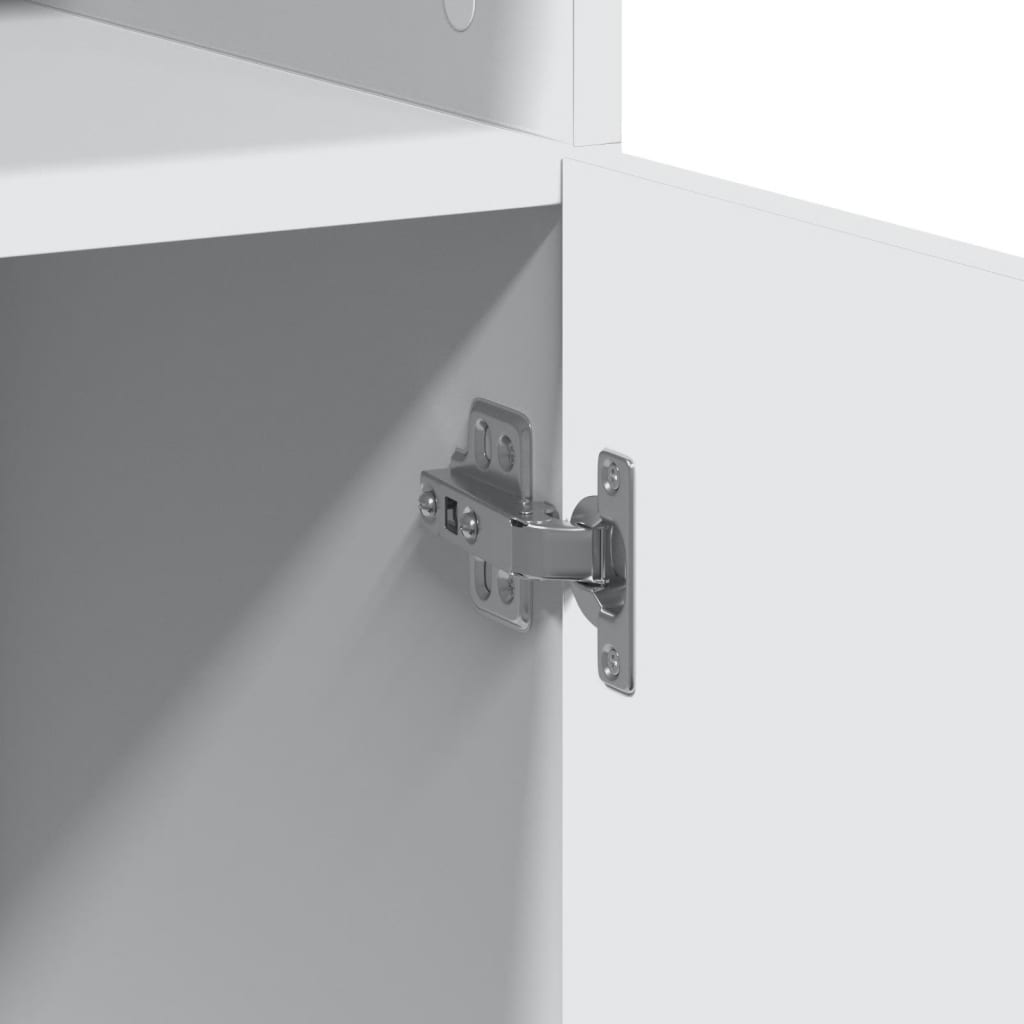 vidaXL Dulap înalt, alb, 70x42,5x185 cm, lemn prelucrat