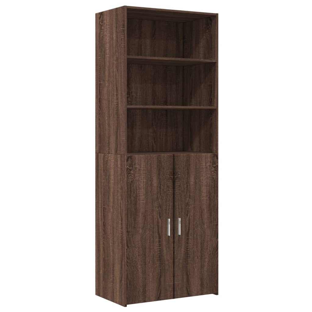 vidaXL Dulap înalt, stejar maro, 70x42,5x185 cm, lemn prelucrat vidaXL Dulap înalt, stejar maro, 70x42,5x185 cm, lemn prelucrat