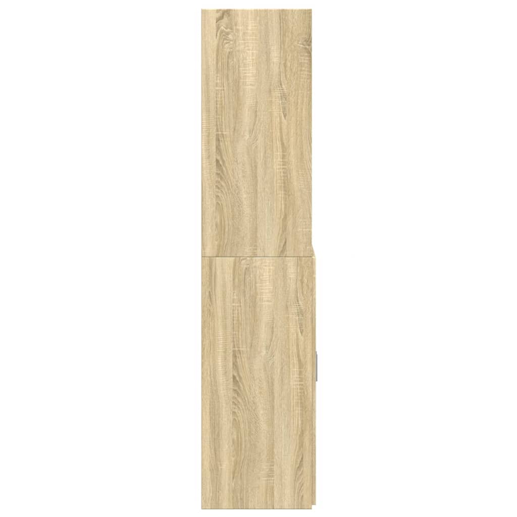 vidaXL Dulap înalt, stejar sonoma, 80x42,5x185 cm, lemn prelucrat vidaXL Dulap înalt, stejar sonoma, 80x42,5x185 cm, lemn prelucrat