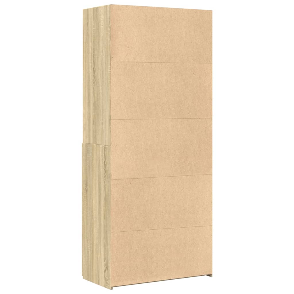 vidaXL Dulap înalt, stejar sonoma, 80x42,5x185 cm, lemn prelucrat vidaXL Dulap înalt, stejar sonoma, 80x42,5x185 cm, lemn prelucrat