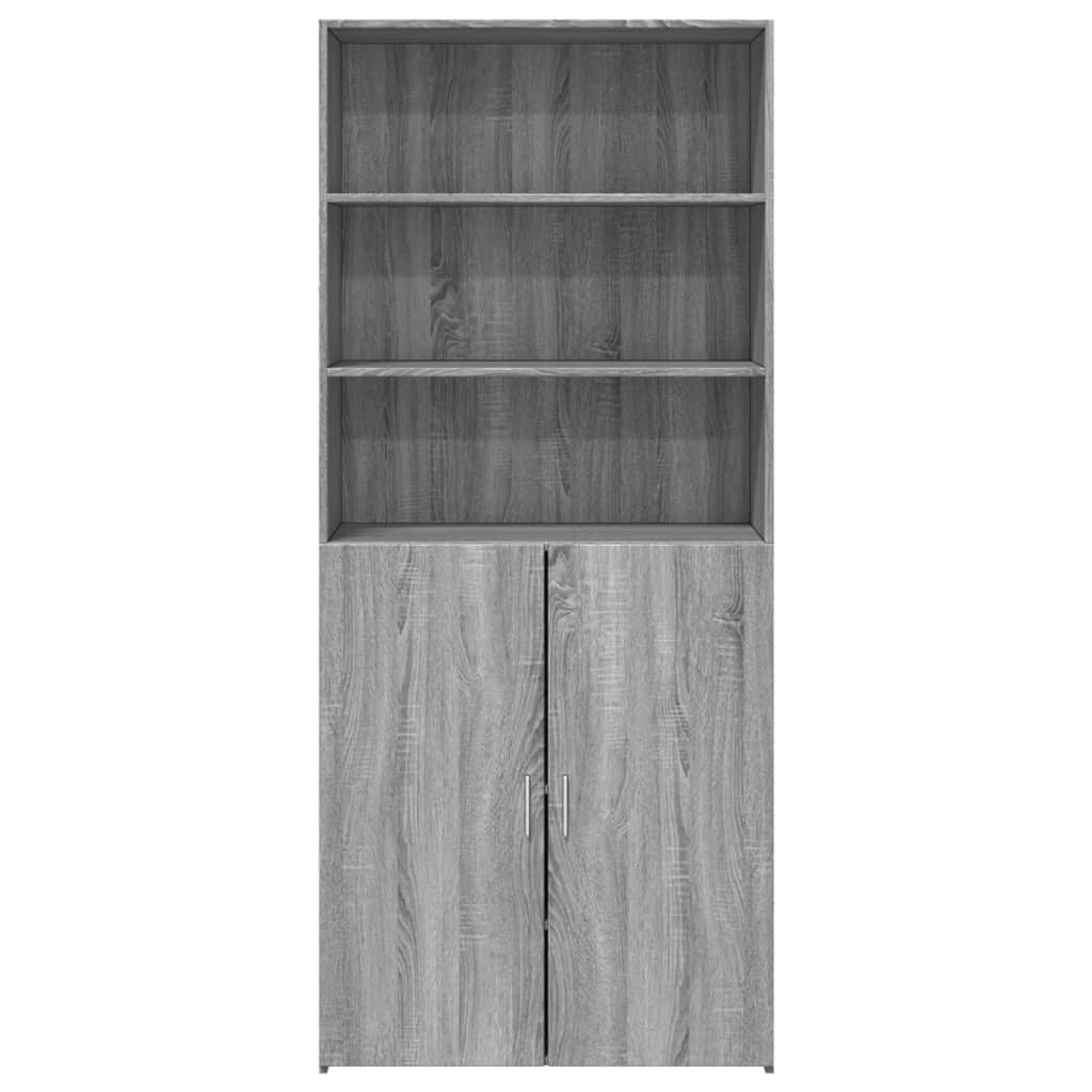 vidaXL Dulap înalt, gri sonoma, 80x42,5x185 cm, lemn prelucrat