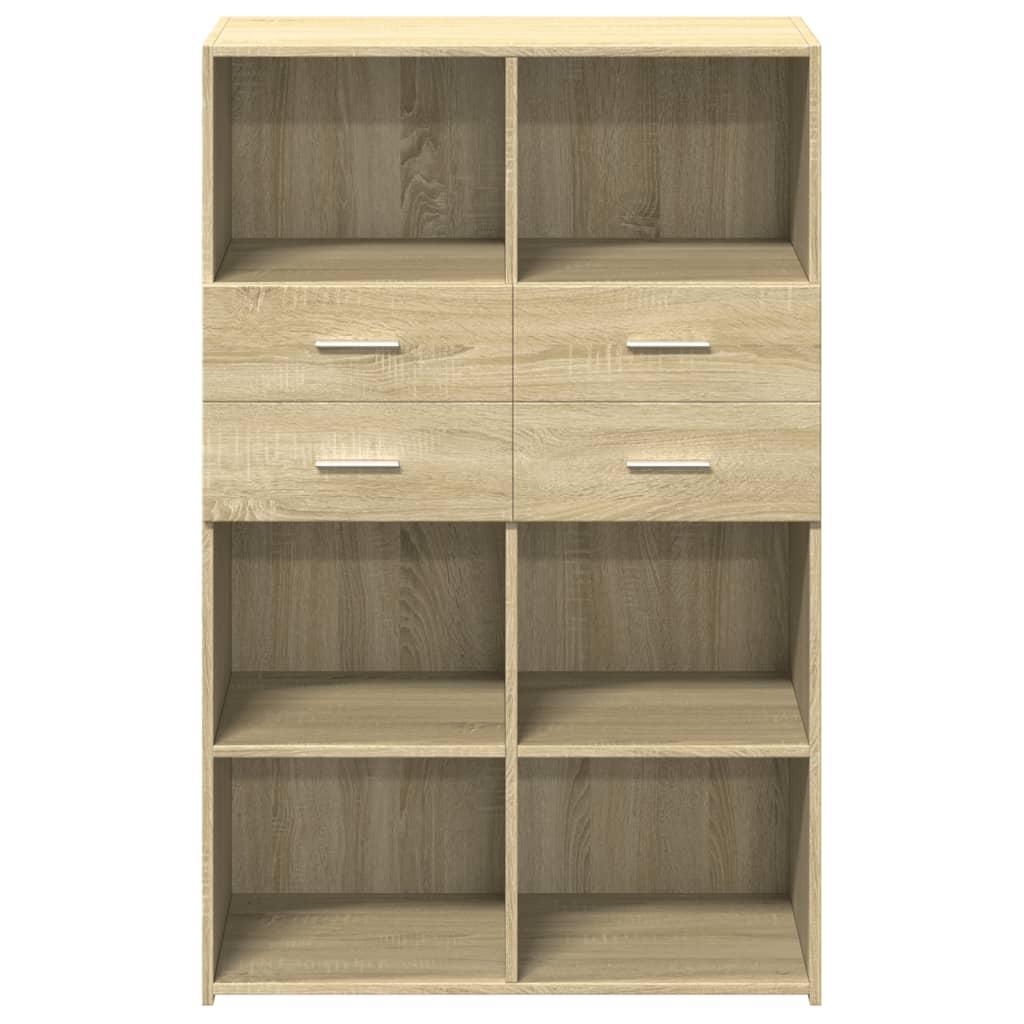 vidaXL Dulap înalt, stejar sonoma, 80x42,5x124 cm, lemn prelucrat vidaXL Dulap înalt, stejar sonoma, 80x42,5x124 cm, lemn prelucrat