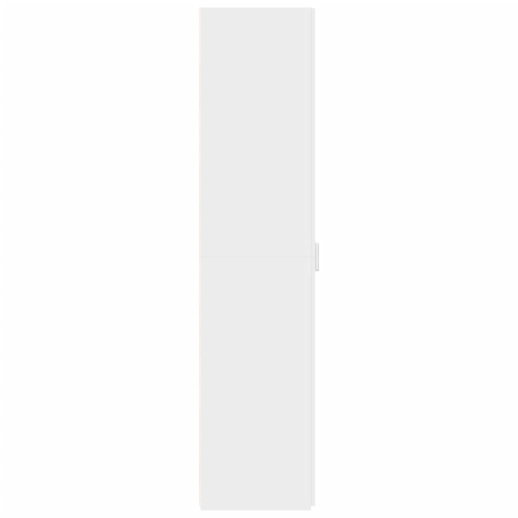 vidaXL Dulap înalt, alb, 30x42,5x185 cm, lemn prelucrat vidaXL Dulap înalt, alb, 30x42,5x185 cm, lemn prelucrat
