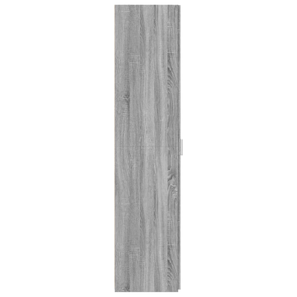 vidaXL Dulap înalt, gri sonoma, 30x42,5x185 cm, lemn prelucrat