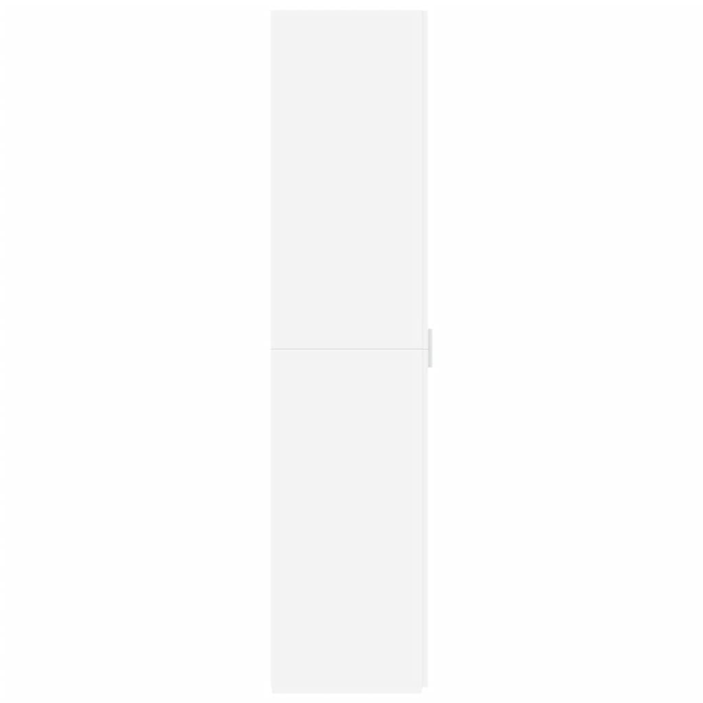 vidaXL Dulap înalt, alb, 40x42,5x185 cm, lemn prelucrat vidaXL Dulap înalt, alb, 40x42,5x185 cm, lemn prelucrat