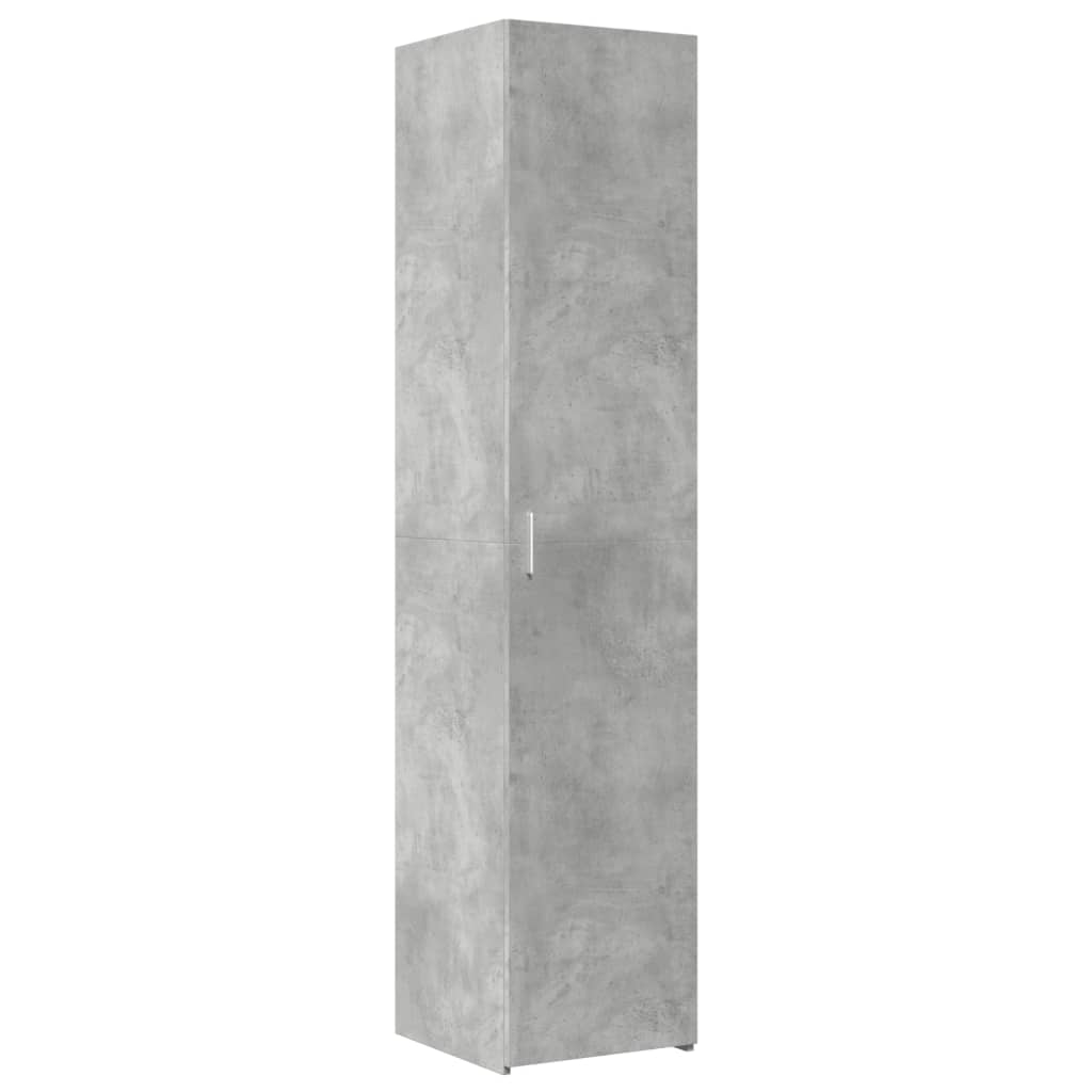 vidaXL Dulap înalt, gri beton, 40x42,5x185 cm, lemn prelucrat vidaXL Dulap înalt, gri beton, 40x42,5x185 cm, lemn prelucrat