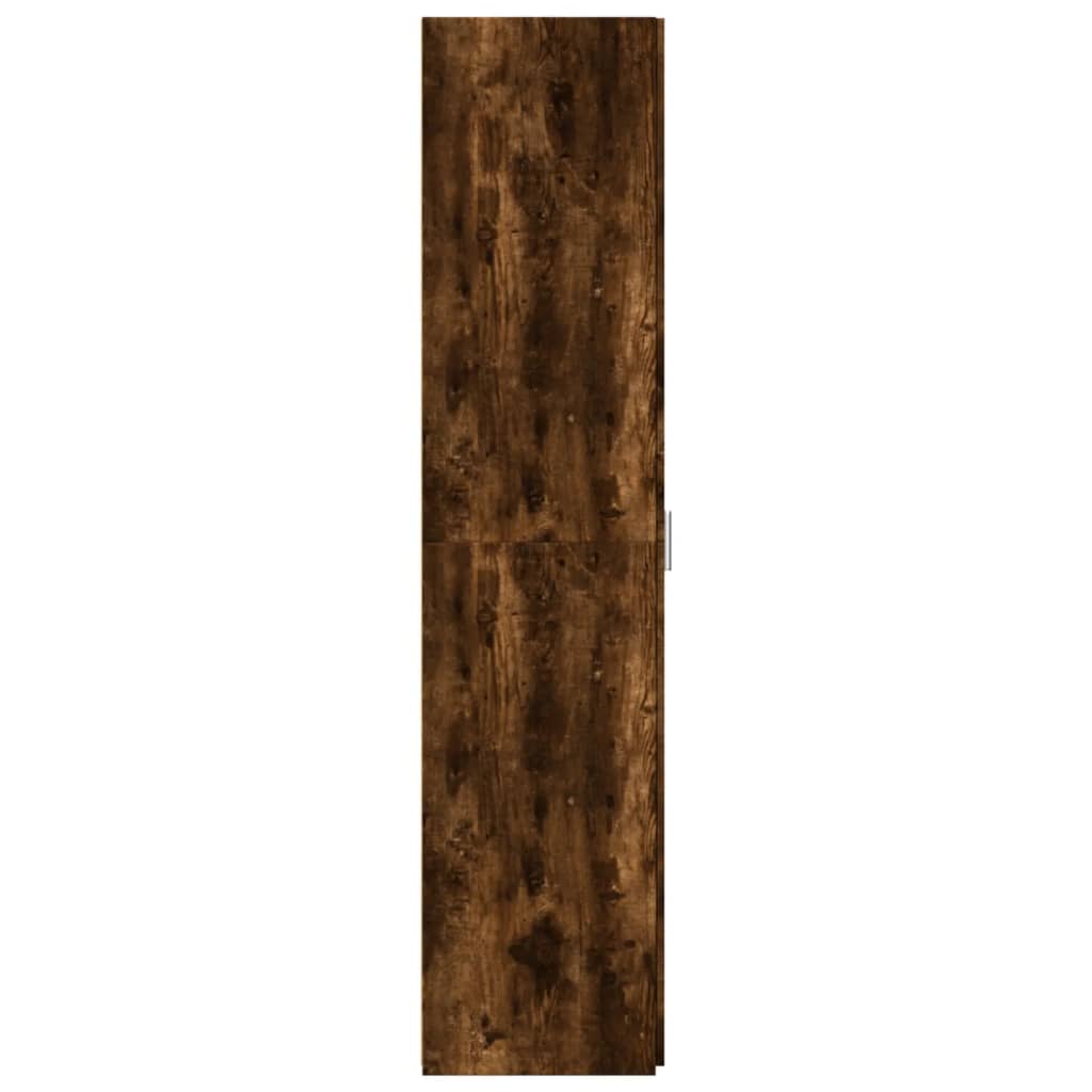 vidaXL Dulap înalt, stejar fumuriu, 40x42,5x185 cm, lemn prelucrat