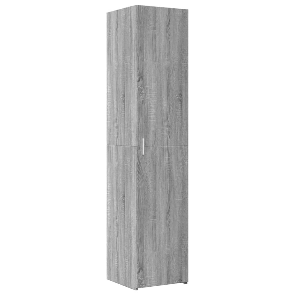 vidaXL Dulap înalt, gri sonoma, 40x42,5x185 cm, lemn prelucrat