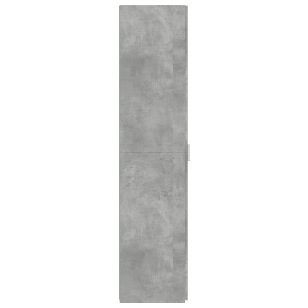 vidaXL Dulap înalt, gri beton, 45x42,5x185 cm, lemn compozit
