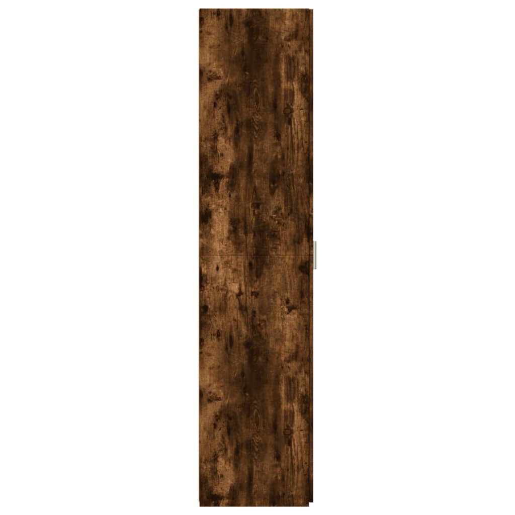 vidaXL Dulap înalt, stejar fumuriu, 45x42,5x185 cm, lemn compozit