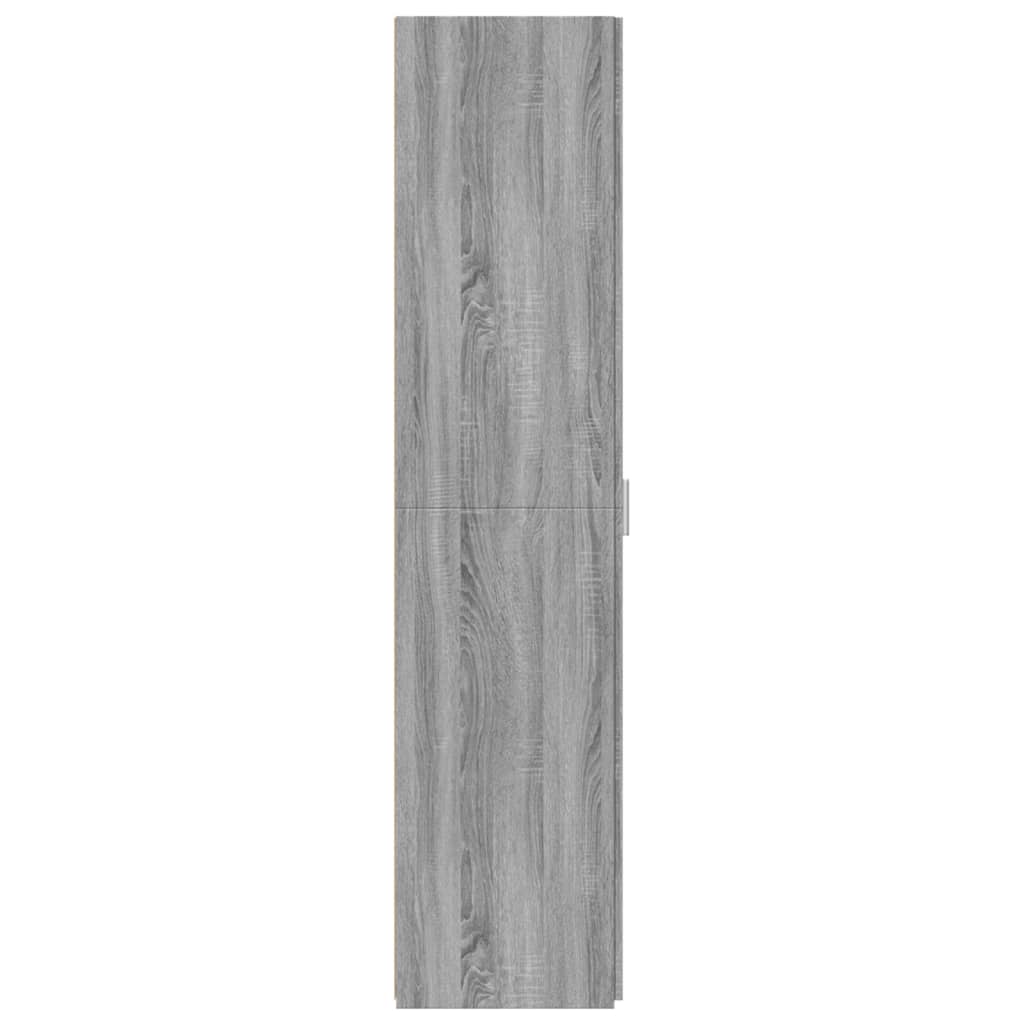 vidaXL Dulap înalt, gri sonoma, 45x42,5x185 cm, lemn compozit