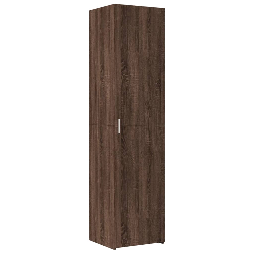 vidaXL Dulap înalt, stejar maro, 45x42,5x185 cm, lemn prelucrat