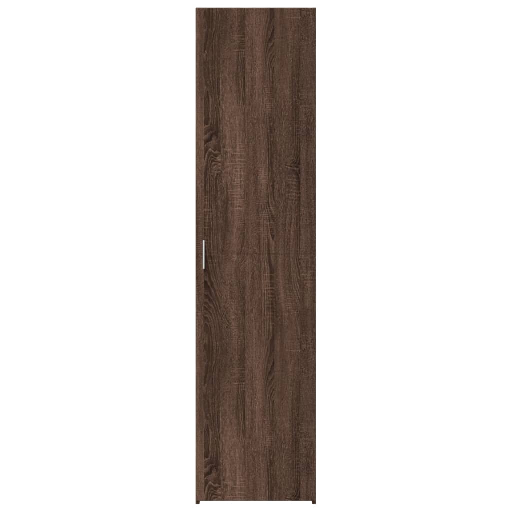 vidaXL Dulap înalt, stejar maro, 45x42,5x185 cm, lemn prelucrat
