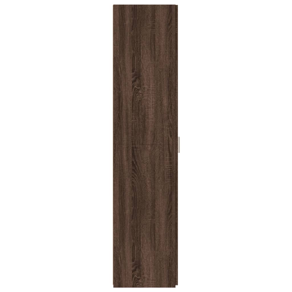 vidaXL Dulap înalt, stejar maro, 45x42,5x185 cm, lemn prelucrat