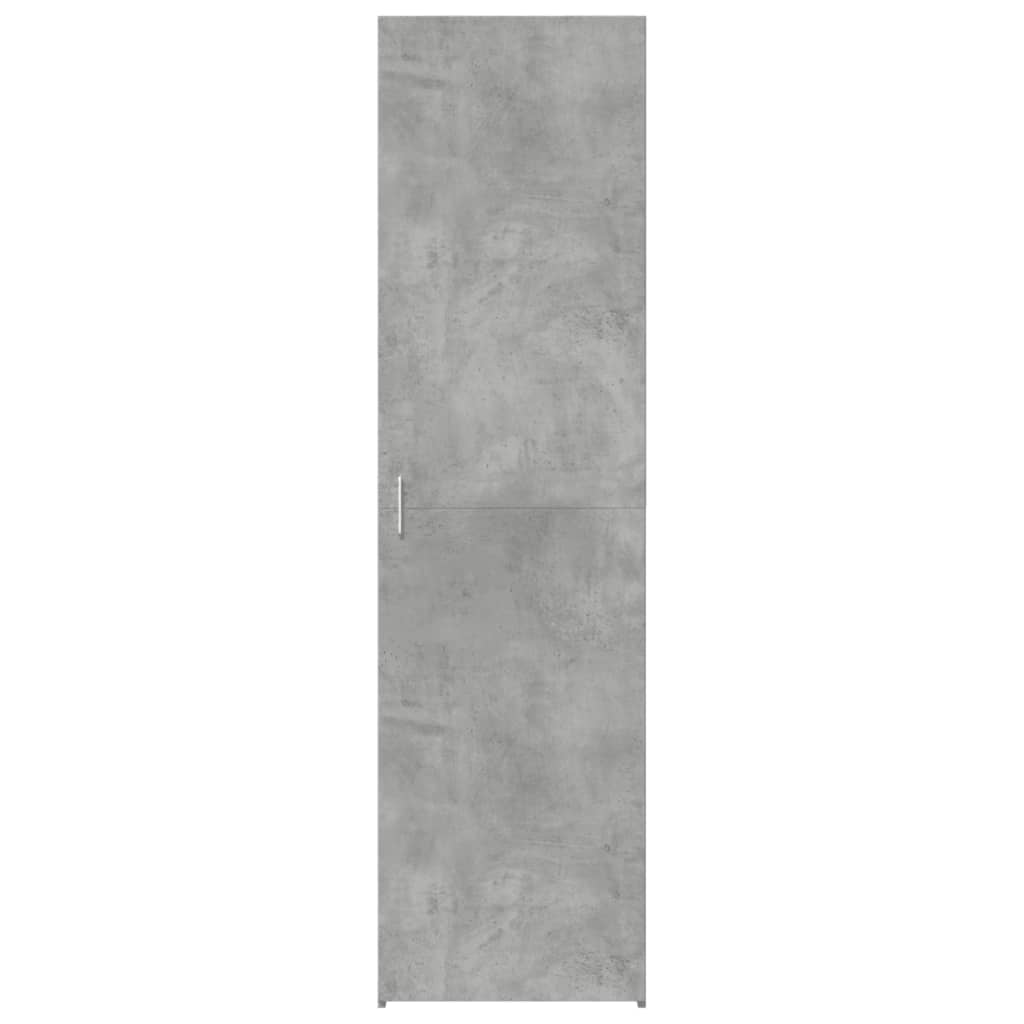 vidaXL Dulap înalt, gri beton, 50x42,5x185 cm, lemn prelucrat