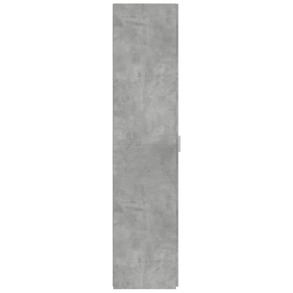 vidaXL Dulap înalt, gri beton, 50x42,5x185 cm, lemn prelucrat