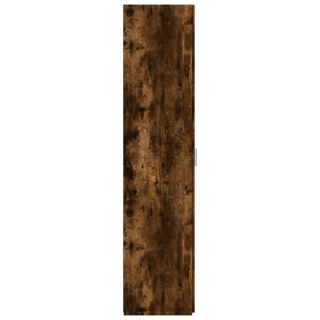 vidaXL Dulap înalt, stejar fumuriu, 50x42,5x185 cm, lemn prelucrat