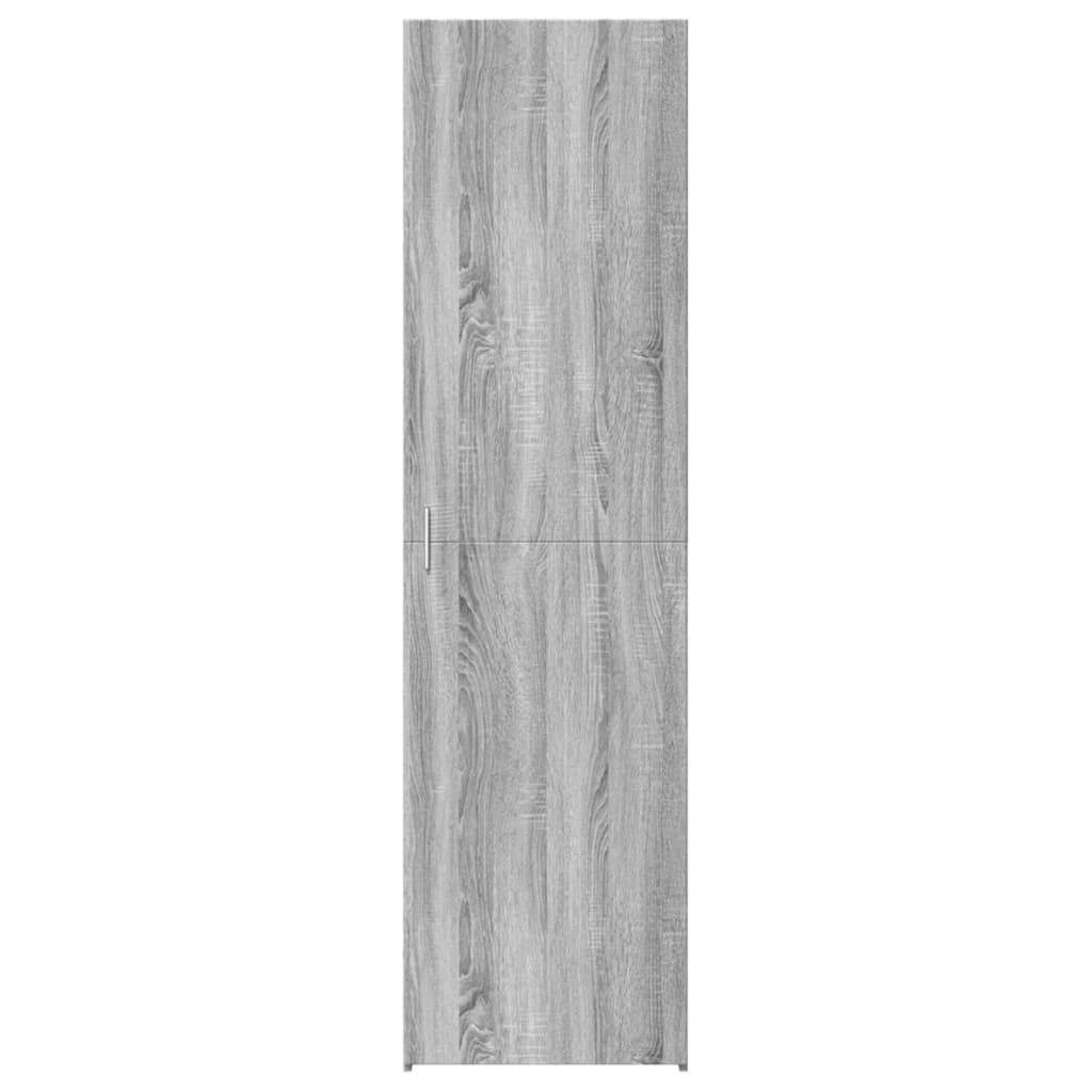 vidaXL Dulap înalt, gri sonoma, 50x42,5x185 cm, lemn prelucrat