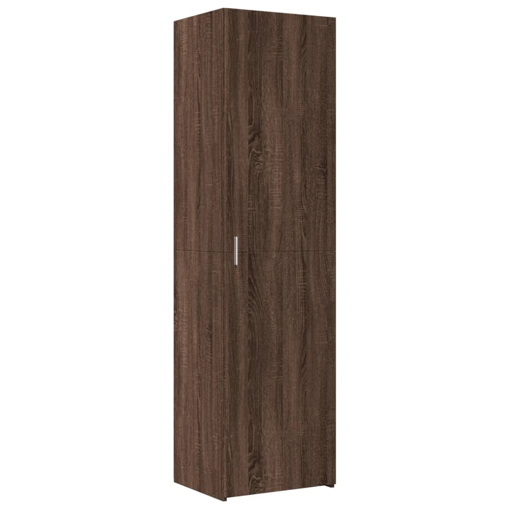 vidaXL Dulap înalt, stejar maro, 50x42,5x185 cm, lemn prelucrat
